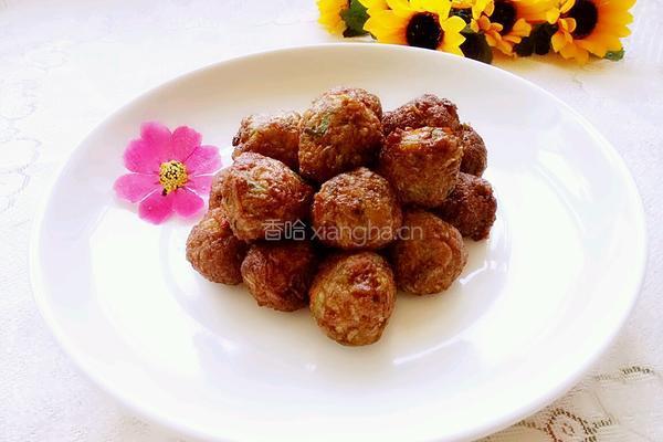 炸萝卜肉丸子的做法图解10