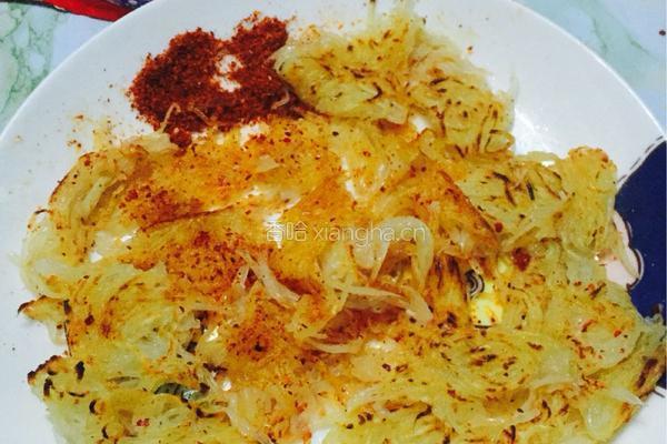 土豆丝饼的做法图解4