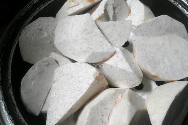 香煎芋头饼的做法图解2