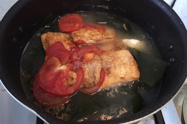 海带豆腐味噌汤的做法图解7