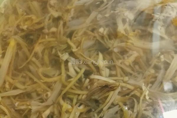 芭蕉花炒肉的做法图解6