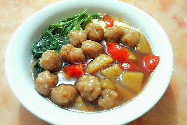 菠萝咕噜肉盖浇面的做法图解9
