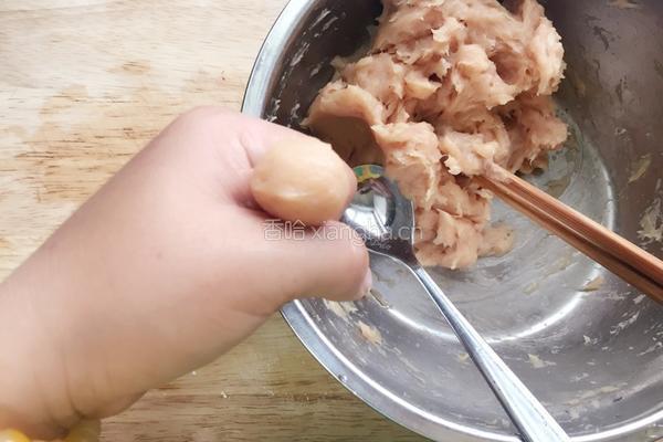 鸡肉丸子的做法图解5