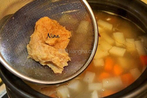 蔬菜瘦身汤的做法图解7