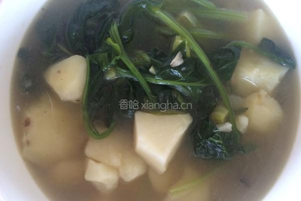 菠菜土豆汤的做法图解4