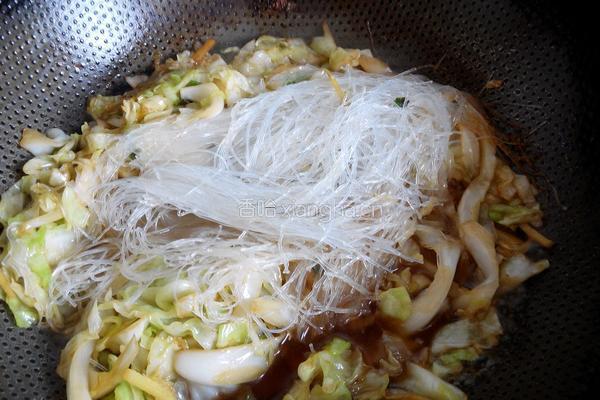 粉丝包菜的做法图解6