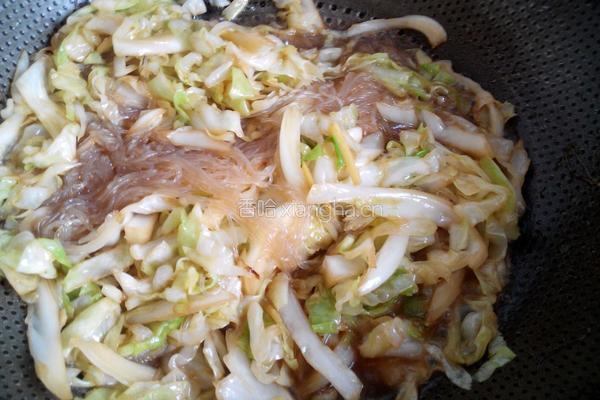 粉丝包菜的做法图解7
