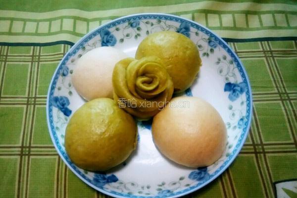 蔬菜馒头的做法图解8