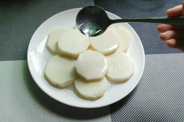 蜜汁玫瑰山药的做法图解4