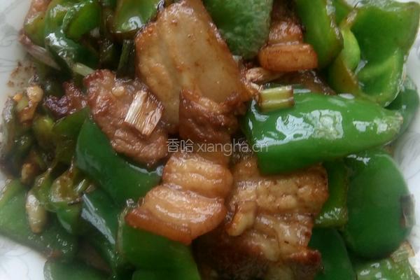五花肉炒青椒的做法图解5