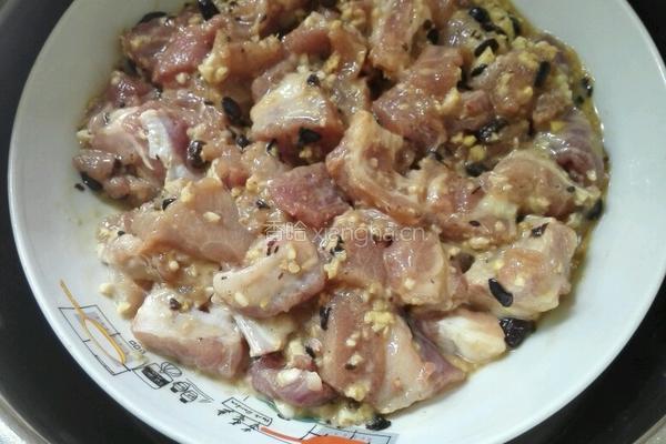 豆豉姜汁蒸排骨的做法图解4