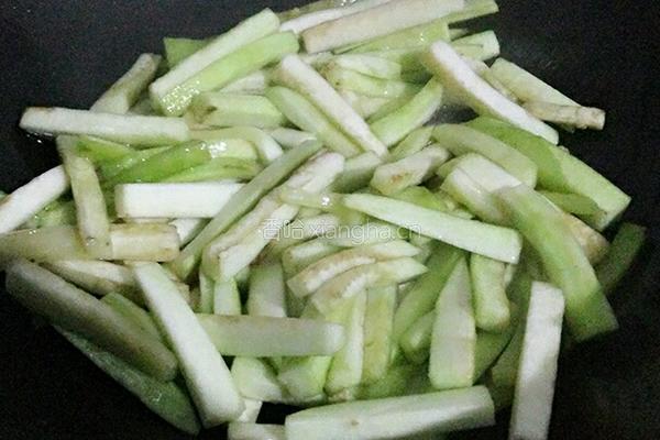 肉丝茄子的做法图解4