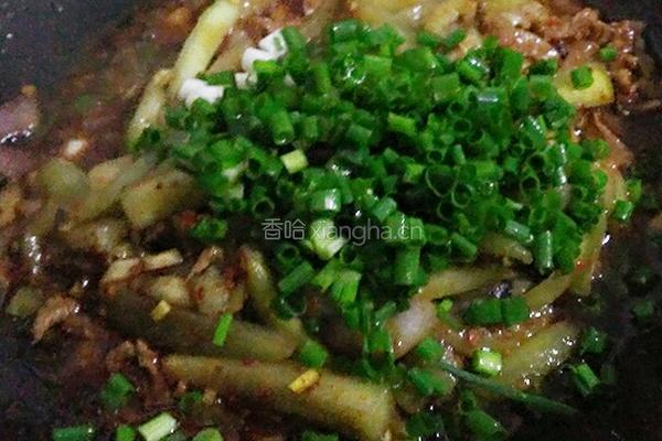 肉丝茄子的做法图解7