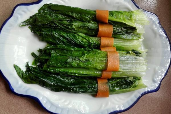 豉汁油麦菜的做法图解7