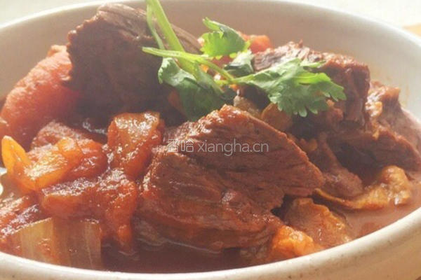 番茄炖牛肉的做法图解5