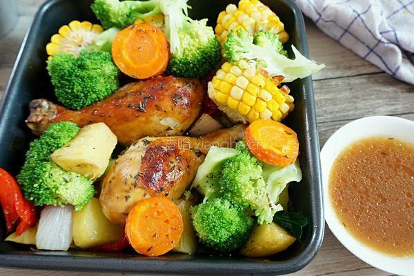 时蔬烤鸡腿肉的做法图解11