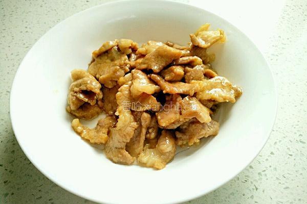 肉炒平菇的做法图解7
