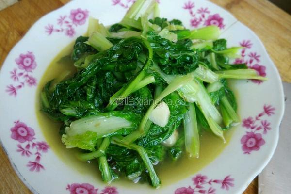 农家小白菜的做法图解7