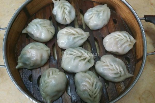 猪肉大头菜蒸饺的做法图解5
