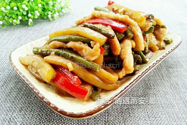 蚝油茄子烧豆角的做法图解20