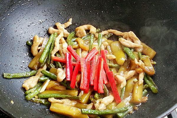 蚝油茄子烧豆角的做法图解16