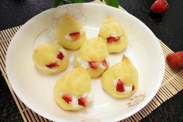 草莓淡奶油泡芙的做法图解13