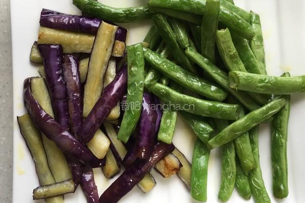 茄子豆角的做法图解6