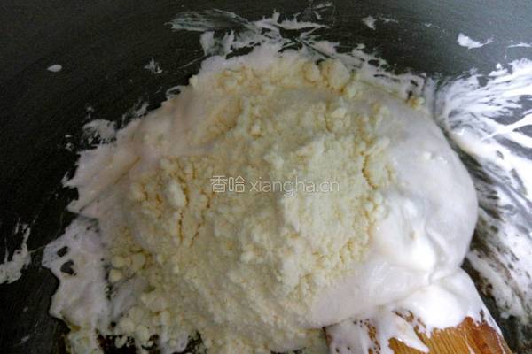 牛轧糖饼干的做法图解4