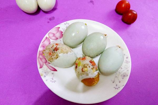 咸蛋糯米饭的做法图解8