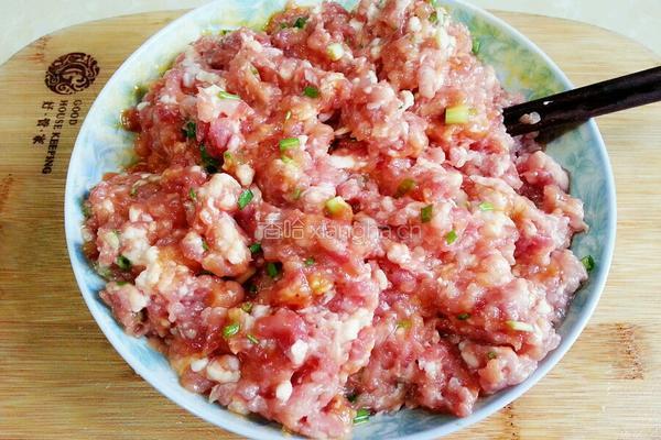 面筋塞肉的做法图解3