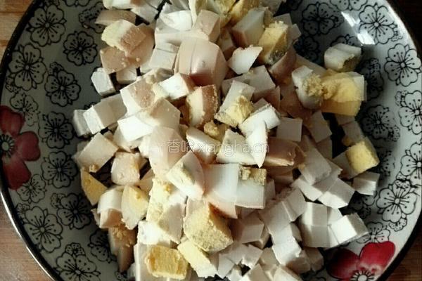 小葱卤蛋拌豆腐的做法图解4
