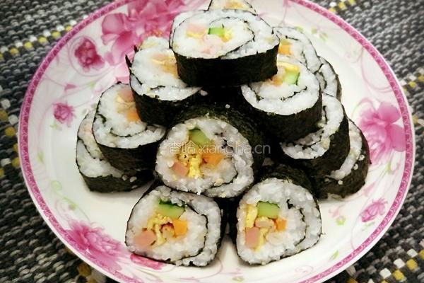 韩式辣酱紫菜包饭的做法图解12