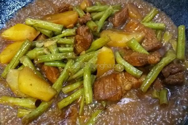土豆豆角炖肉的做法图解17