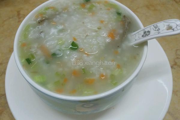 猪肝粥的做法图解4