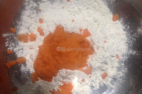 青汁胡萝卜蝴蝶面的做法图解1
