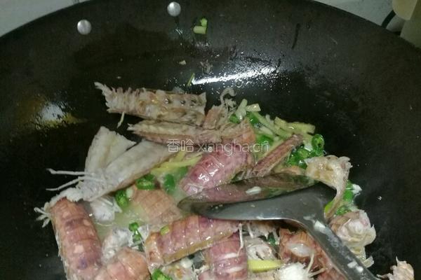 爆炒濑尿虾的做法图解4