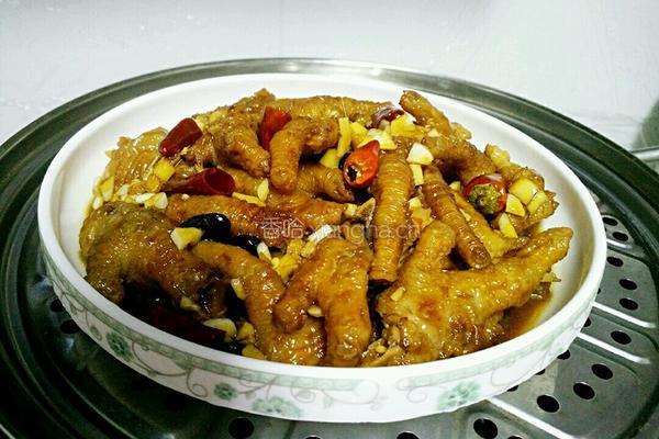 蚝豉蒸凤爪的做法图解12
