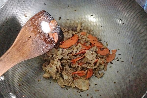 孜然炒肉的做法图解13