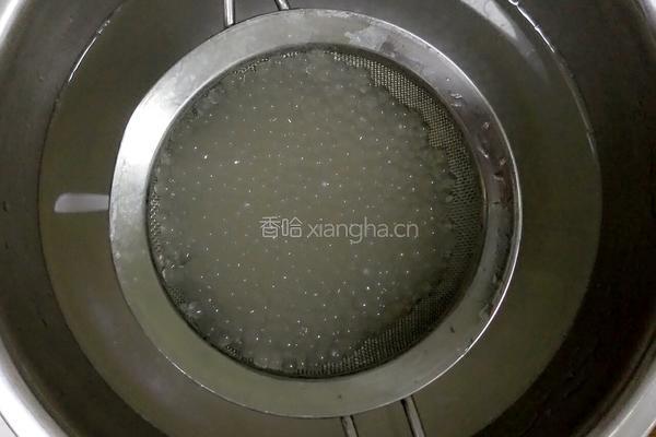 草莓西米露的做法图解4