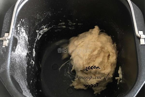 椰蓉奶棒面包的做法图解2