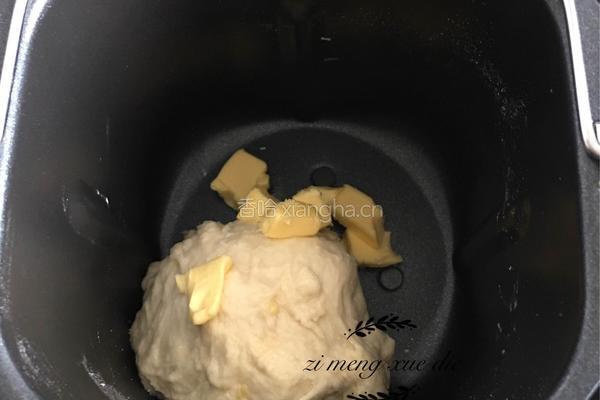 椰蓉奶棒面包的做法图解3