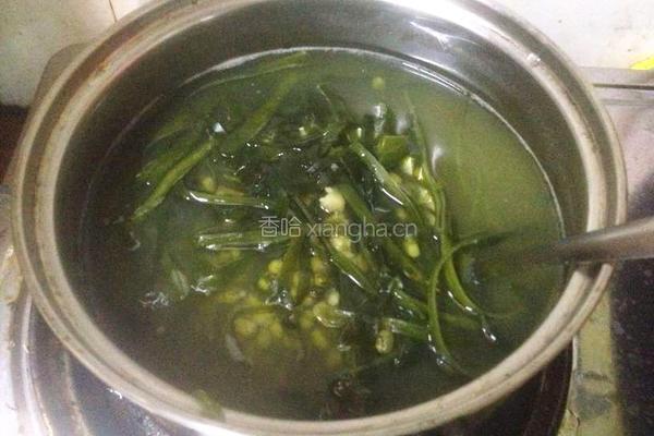 海带绿豆糖水的做法图解8