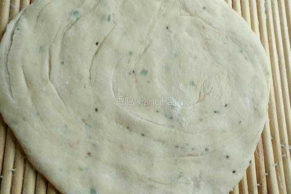 芝麻葱油饼的做法图解2