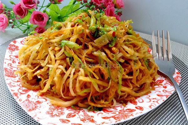 老干妈炒饼的做法图解16