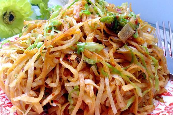 老干妈炒饼的做法图解17