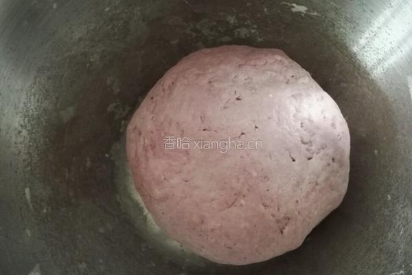 爱心紫薯发糕的做法图解3
