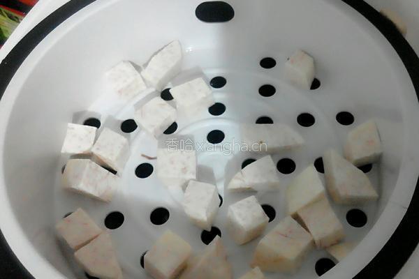 芋头苹果西米露的做法图解2