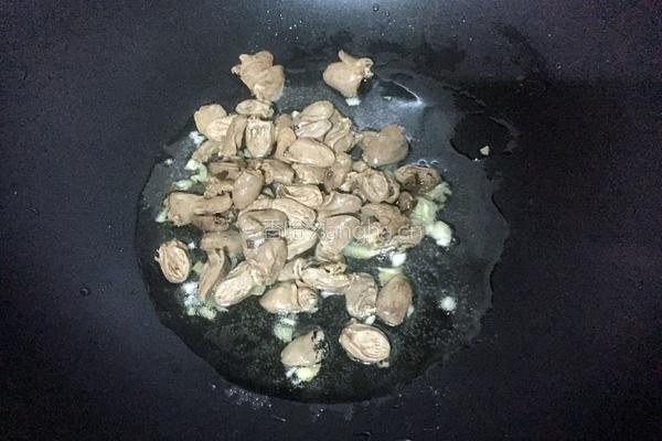 爆炒孜然鸡心的做法图解5