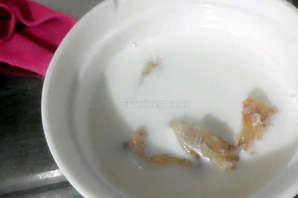 牛奶炖花胶的做法图解4