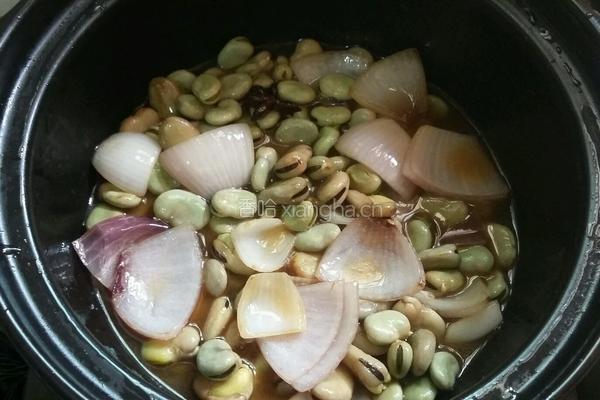 蚕豆煲的做法图解6